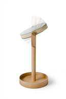 Oak Double Face Mirror with Storage Tray | Wireworks Close-up | OROA TRADE