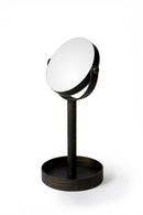 Oak Double Face Mirror with Storage Tray | Wireworks Close-up | OROA TRADE