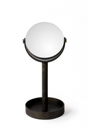 Oak Double Face Mirror with Storage Tray | Wireworks Close-up | OROA TRADE