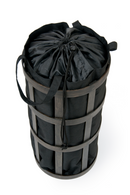 Oak Laundry Basket with Black Bag Insert | Wireworks Cage | OROA TRADE