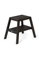 2-Level Oak Step Stool | Wireworks Slatted | OROA TRADE