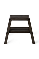 2-Level Oak Step Stool | Wireworks Slatted | OROA TRADE