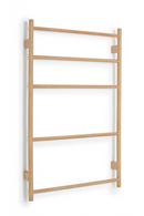 5-Bar Oak Wall Mounted Towel Rail | Wireworks Wallbar | OROA TRADE