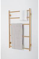 5-Bar Oak Wall Mounted Towel Rail | Wireworks Wallbar | OROA TRADE