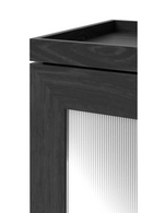 Oak Bathroom Cabinet with Ribbed Glass | Wireworks Tallboy Mezza | OROA TRADE