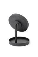 Oak Magnifying Vanity Mirror with Storage Tray | Wireworks Look | OROA TRADE