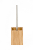 Oak Square Toilet Brush Holder Set | Wireworks Cosmos | OROA TRADE
