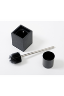 Oak Square Toilet Brush Holder Set | Wireworks Cosmos | OROA TRADE