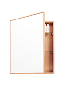 Oak Bathroom Cabinet with Mirror | Wireworks Slimline | OROA TRADE