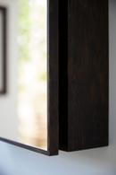 Oak Bathroom Cabinet with Mirror | Wireworks Slimline | OROA TRADE