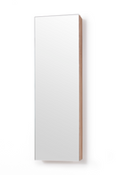 Oak Vertical Bathroom Cabinet with Mirror | Wireworks 800 Zone |  OROA TRADE