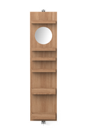 Rotating Oak Bathroom Cabinet with Mirror | Wireworks Cosmos | OROA TRADE