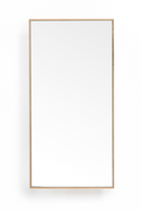 Oak Vanity Mirror with Storage Trays | Wireworks Slimline 3 | OROA TRADE