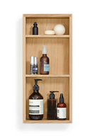 Oak Wall Mounted Bathroom Shelf | Wireworks Slimline | OROA TRADE