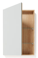 Wooden Bathroom Mirror Cabinet | Wireworks Magnifier | Oroatrade.com