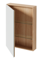 Wooden Bathroom Mirror Cabinet | Wireworks Magnifier | Oroatrade.com