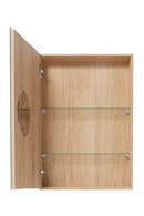 Wooden Bathroom Mirror Cabinet | Wireworks Magnifier | Oroatrade.com