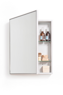 Oak Bathroom Cabinet with Mirror | Wireworks Slimline | OROA TRADE