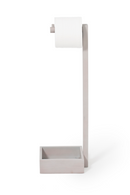 Oak Standing Toilet Paper Holder with Storage | Wireworks Mezza | OROA TRADE