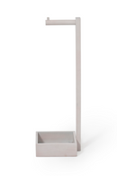 Oak Standing Toilet Paper Holder with Storage | Wireworks Mezza | OROA TRADE