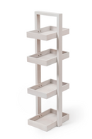 Oak 4 Tray Portable Storage Caddy | Wireworks Quattro | OROA TRADE