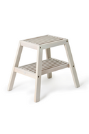 2-Level Oak Step Stool | Wireworks Slatted | OROA TRADE