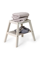 2-Level Oak Step Stool | Wireworks Slatted | OROA TRADE