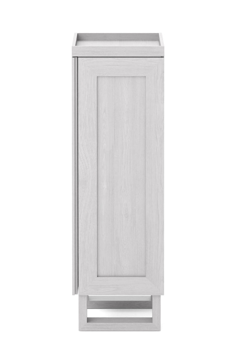 Oak Bathroom Cabinet with Ribbed Glass | Wireworks Tallboy Mezza | OROA TRADE