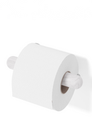 White Wooden Toilet Roll Holder | Wireworks Yoku | Oroatrade