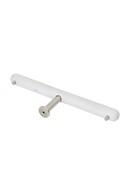 White Wooden Toilet Roll Holder | Wireworks Yoku | Oroatrade