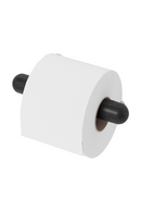 Black Wooden Toilet Roll Holder | Wireworks Yoku | Oroatrade