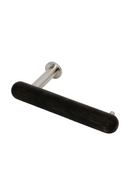 Black Wooden Toilet Roll Holder | Wireworks Yoku | Oroatrade