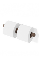 Walnut Toilet Roll Holder | Wireworks Yoku | Oroatrade