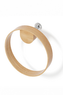 Wooden Ring Towel Holder | Wireworks Yoku | Oroatrade