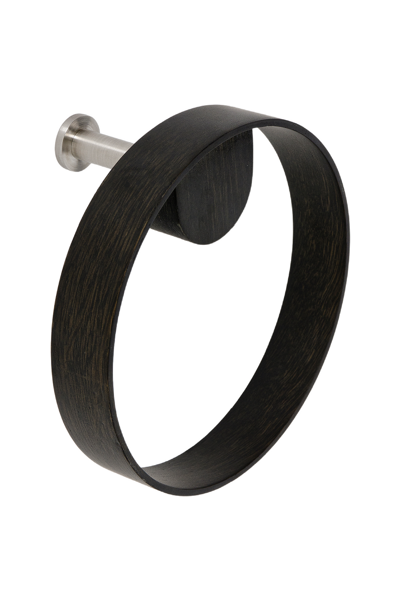 Wooden Ring Towel Holder | Wireworks Yoku | Oroatrade