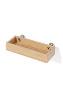 Rectangular Wooden Tray Shelf | Wireworks Yoku | Oroatrade