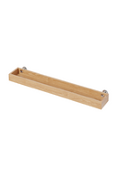 Rectangular Wooden Tray Shelf | Wireworks Yoku | Oroatrade
