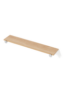 Rectangular Wooden Bathroom Shelf | Wireworks Yoku | Oroatrade