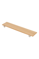Rectangular Wooden Bathroom Shelf | Wireworks Yoku | Oroatrade