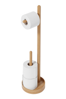 Wooden Minimalist Roll Holder | Wireworks Yoku | Oroatrade