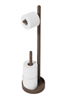 Wooden Minimalist Roll Holder | Wireworks Yoku | Oroatrade