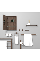 Wooden Minimalist Roll Holder | Wireworks Yoku | Oroatrade