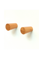 Bamboo Wall Mounter Hooks - 2 | Wireworks | OROA TRADE
