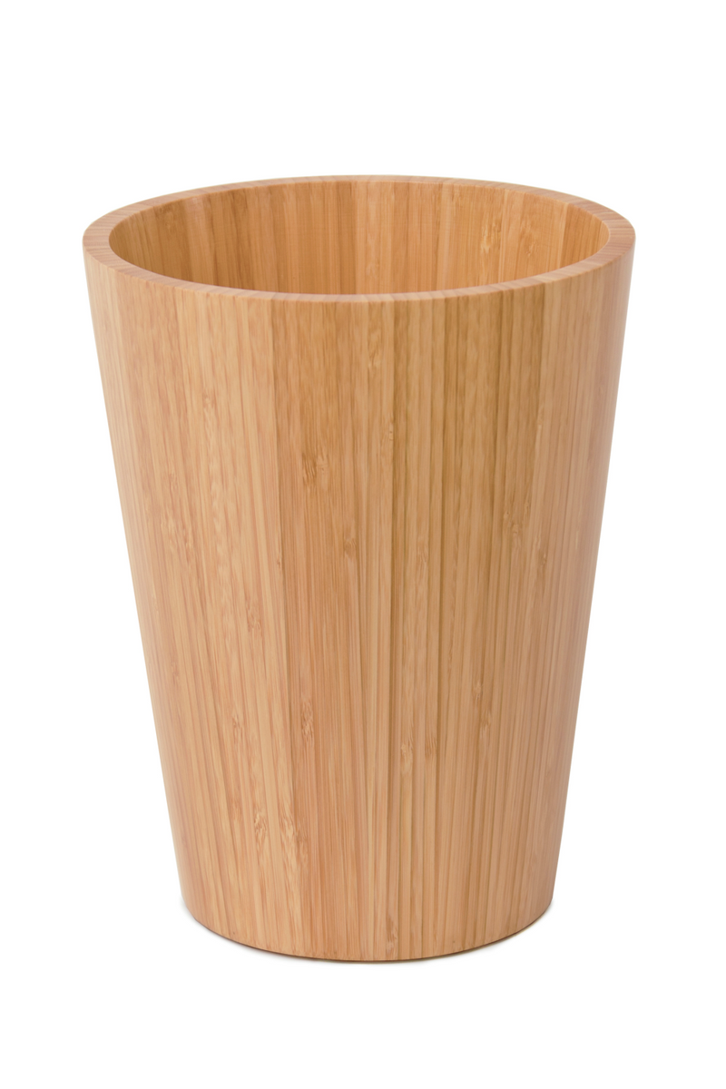 Bamboo Round Bathroom Bin | Wireworks Arena | OROA TRADE