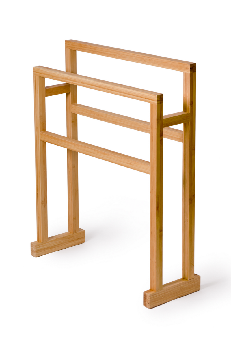 Bamboo Standing Towel Holder - S | Wireworks Arena | OROA TRADE