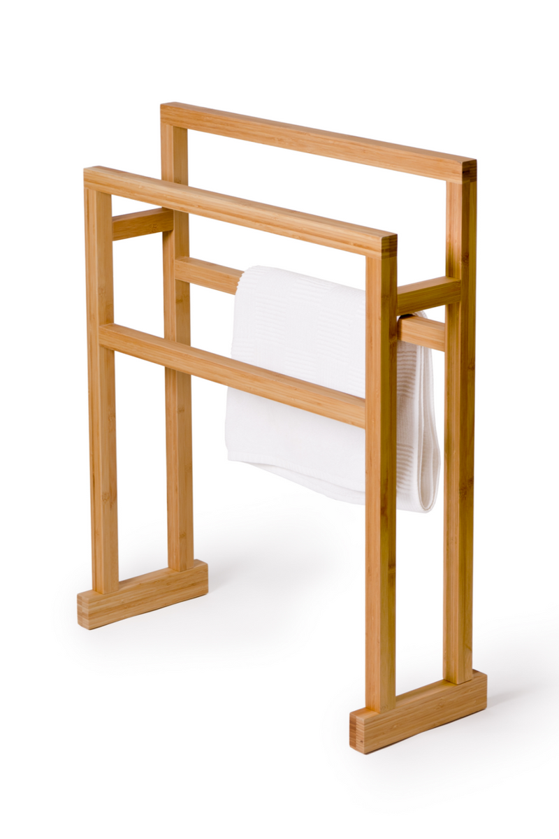 Bamboo Standing Towel Holder - S | Wireworks Arena | OROA TRADE