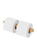 Oak Toilet Roll Holder | Wireworks Yoku | Oroatrade