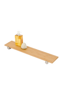 Rectangular Wooden Bathroom Shelf | Wireworks Yoku | Oroatrade