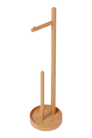 Wooden Minimalist Roll Holder | Wireworks Yoku | Oroatrade