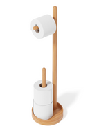 Wooden Minimalist Roll Holder | Wireworks Yoku | Oroatrade